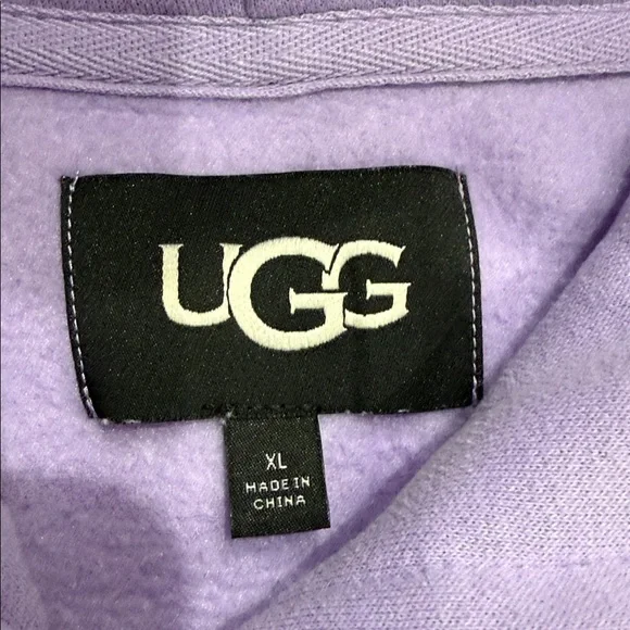 UGG Logo light purple Hoodie XL - Picture 4 of 11